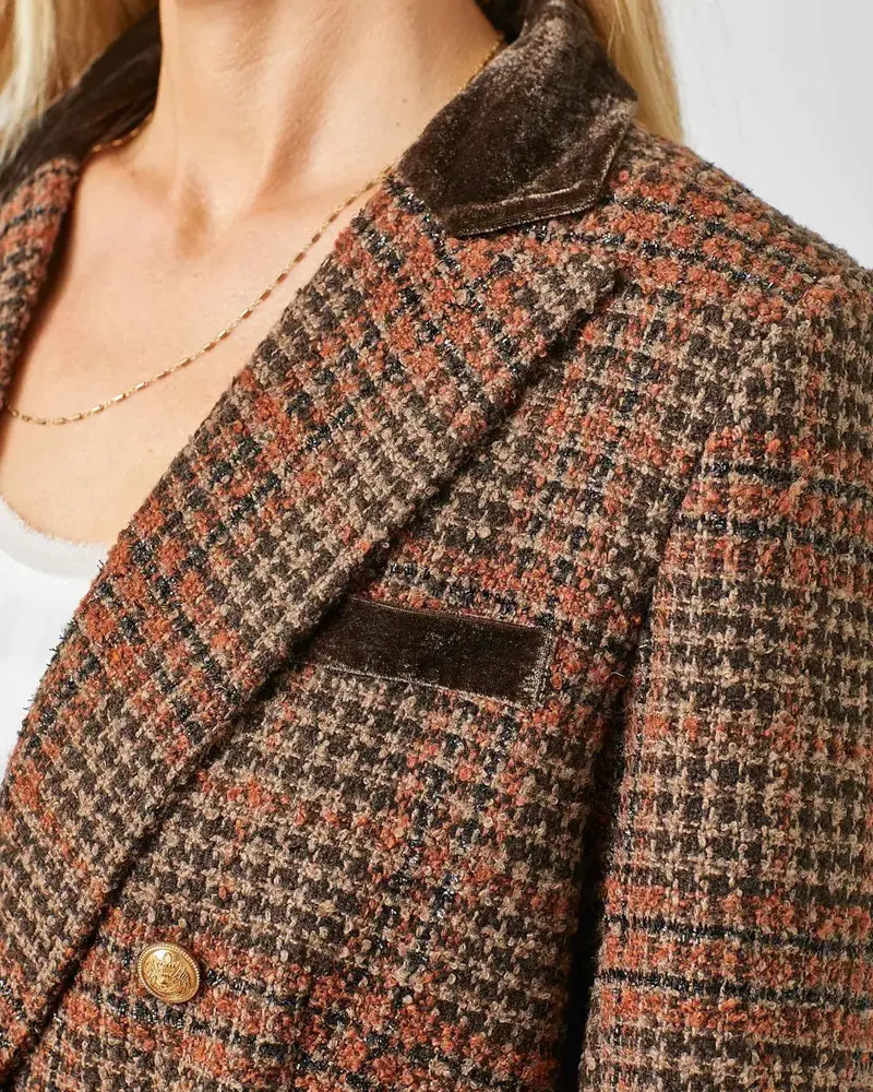 Mystree Tweed Blazer