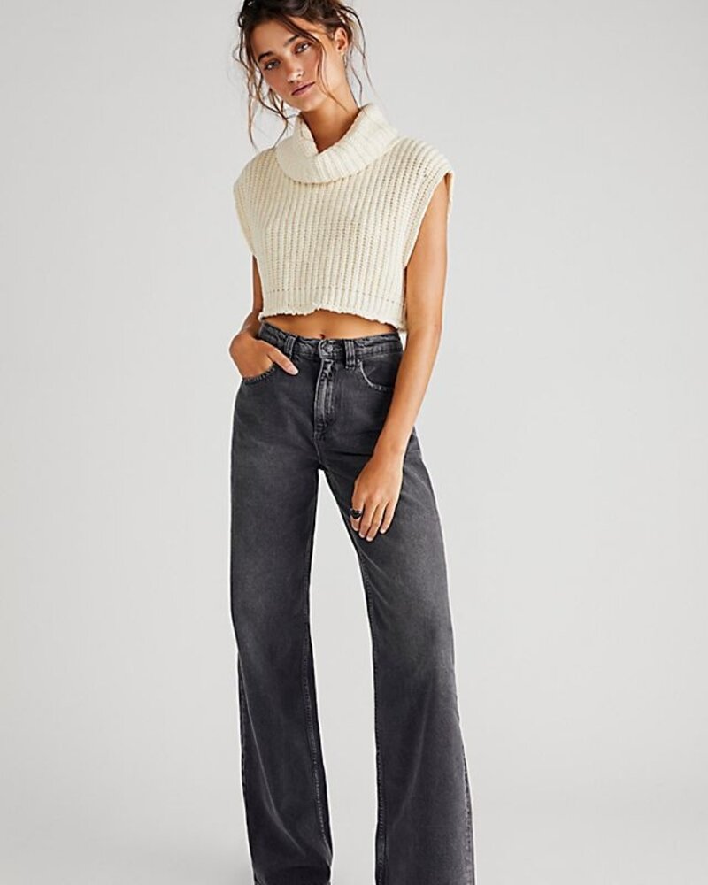 Free People Tinsley Baggy Hi Rise Jeans