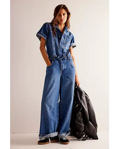 Free People Edison Wideleg Coverall