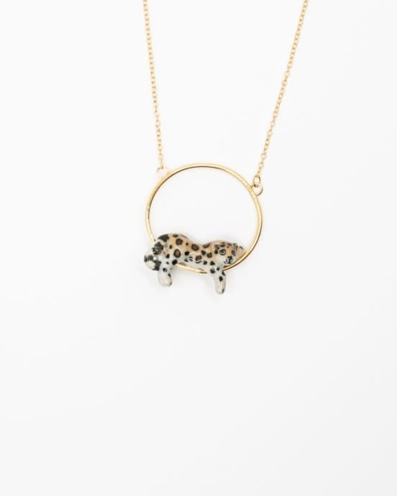 Porcelain animal necklace