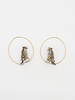 Nach Sitting Cheetah Earrings