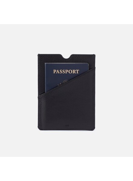 Hobo Unisex Passport Wallet Black