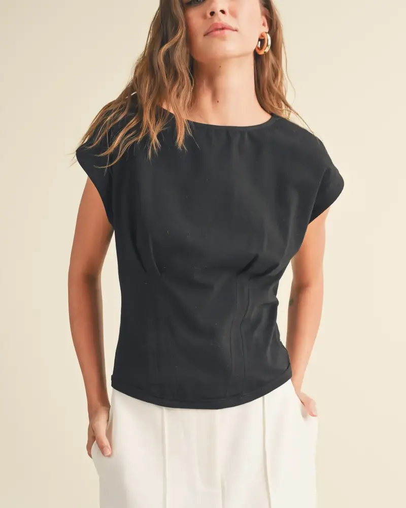 Miou Muse Square Boatneck Tee