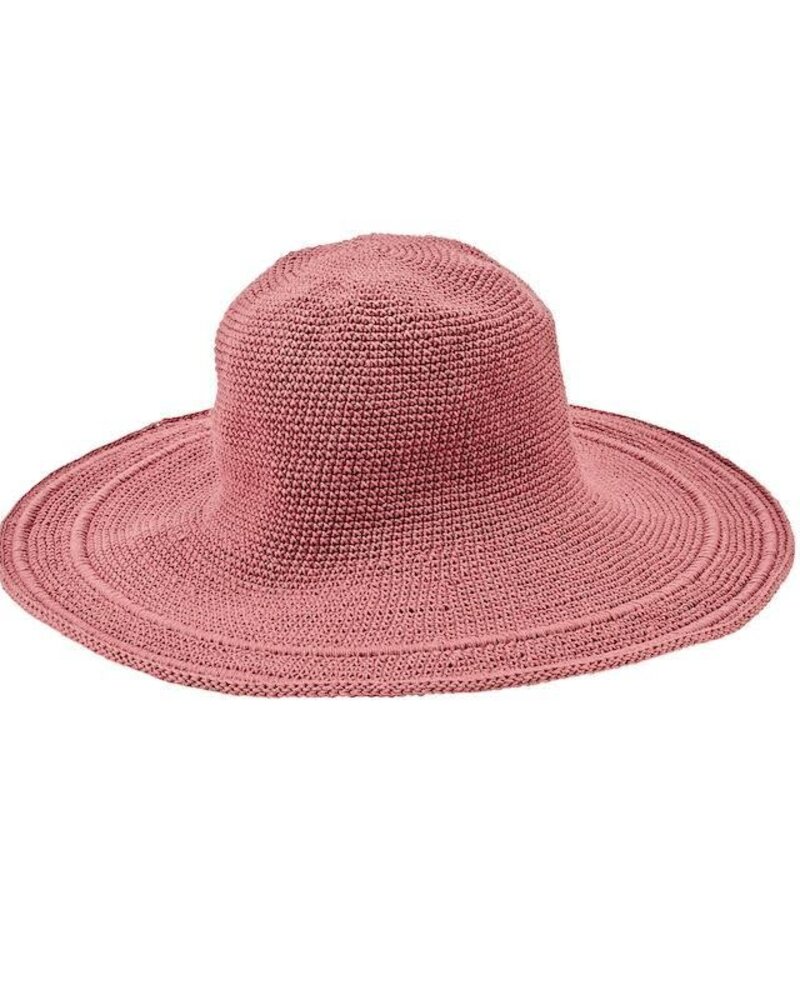 San Diego Hat Co Cotton Crochet Large Brim Hat