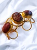 Ikat Jewelry Garnet Trio Bracelet