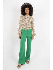 Traffic People Downfall Flare Trousers