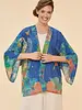 Powder Design Hummingbird Denim Short Kimono Jacket