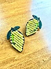 Beaded Lemon Earrings