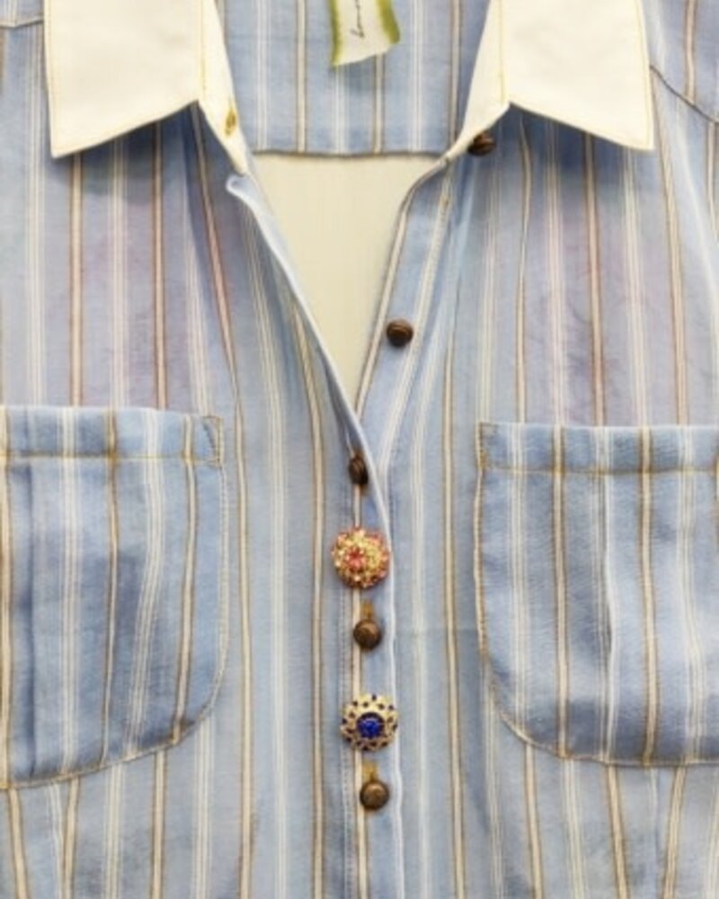 Aratta Maya Button Down Top