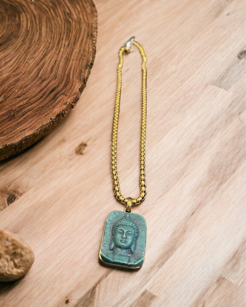 Boho Gal Jewelry Buddha Pendant Necklace