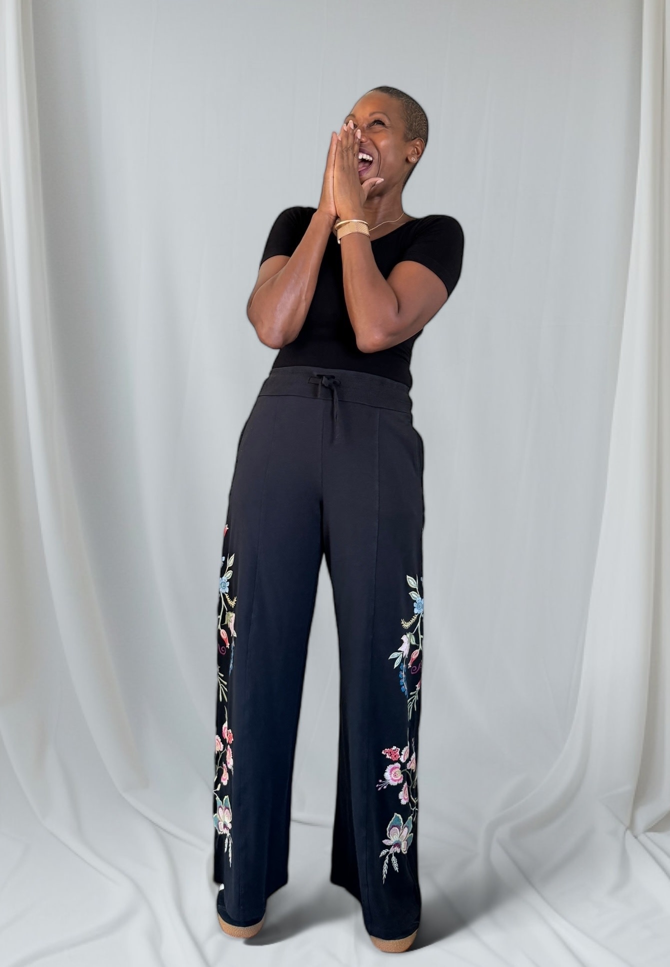 Johnny Was Julianna French Terry Pant Squash Blossom Boutique