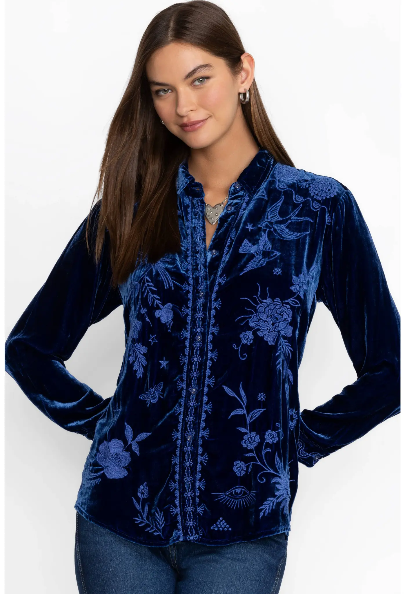 Oversized velvet shirt hot sale