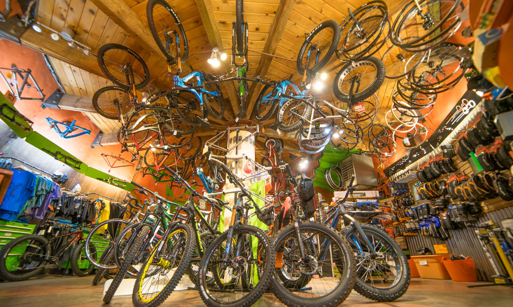 Orange Peel Bicycle Service interior