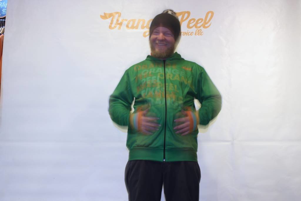 Orange Peel Custom OP Green Hooligan Hoodie