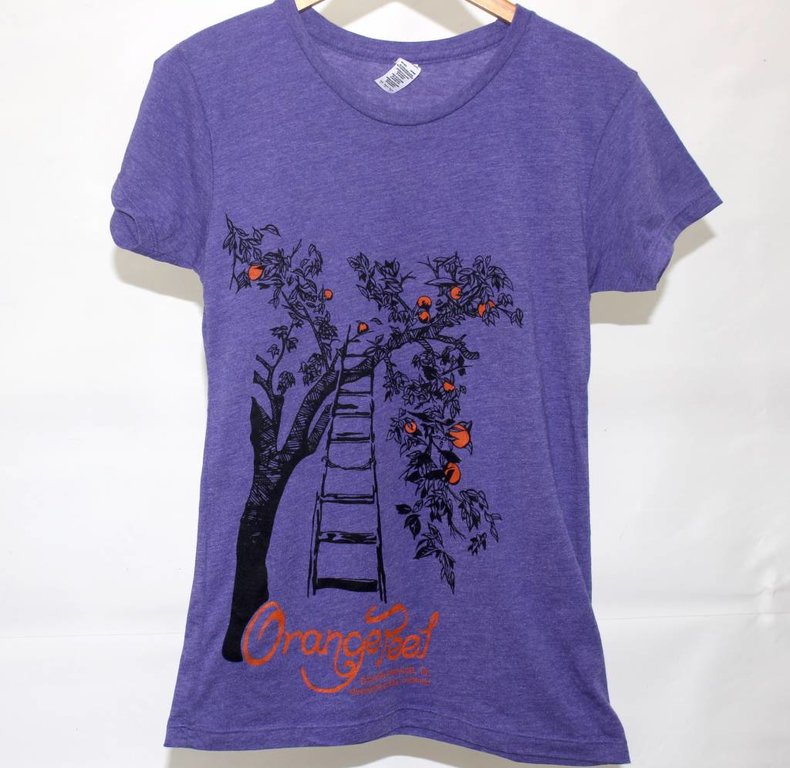 Orange Peel Custom OP Women's Tree T-Shirt Purple