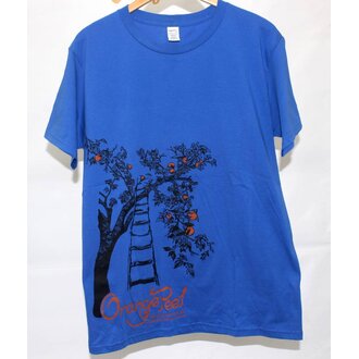 Orange Peel Custom OP Men's Tree T-Shirt Blue