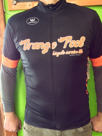 Orange Peel Vermarc Fluoro Classic Short Sleeve Jersey Orange Peel Vermarc Fluoro Classic Short Sleeve Jersey