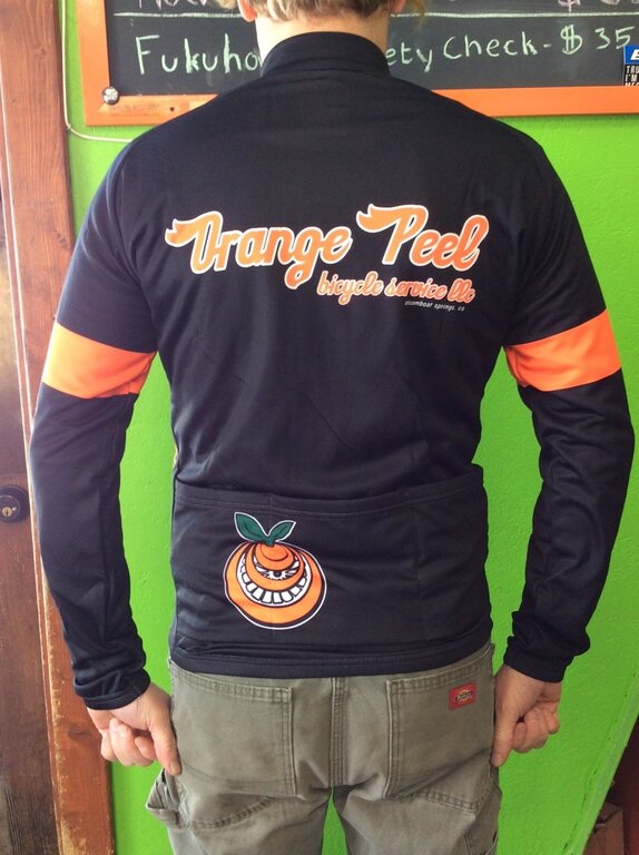 Orange Peel Classic Vermarc Long Sleeve Jersey