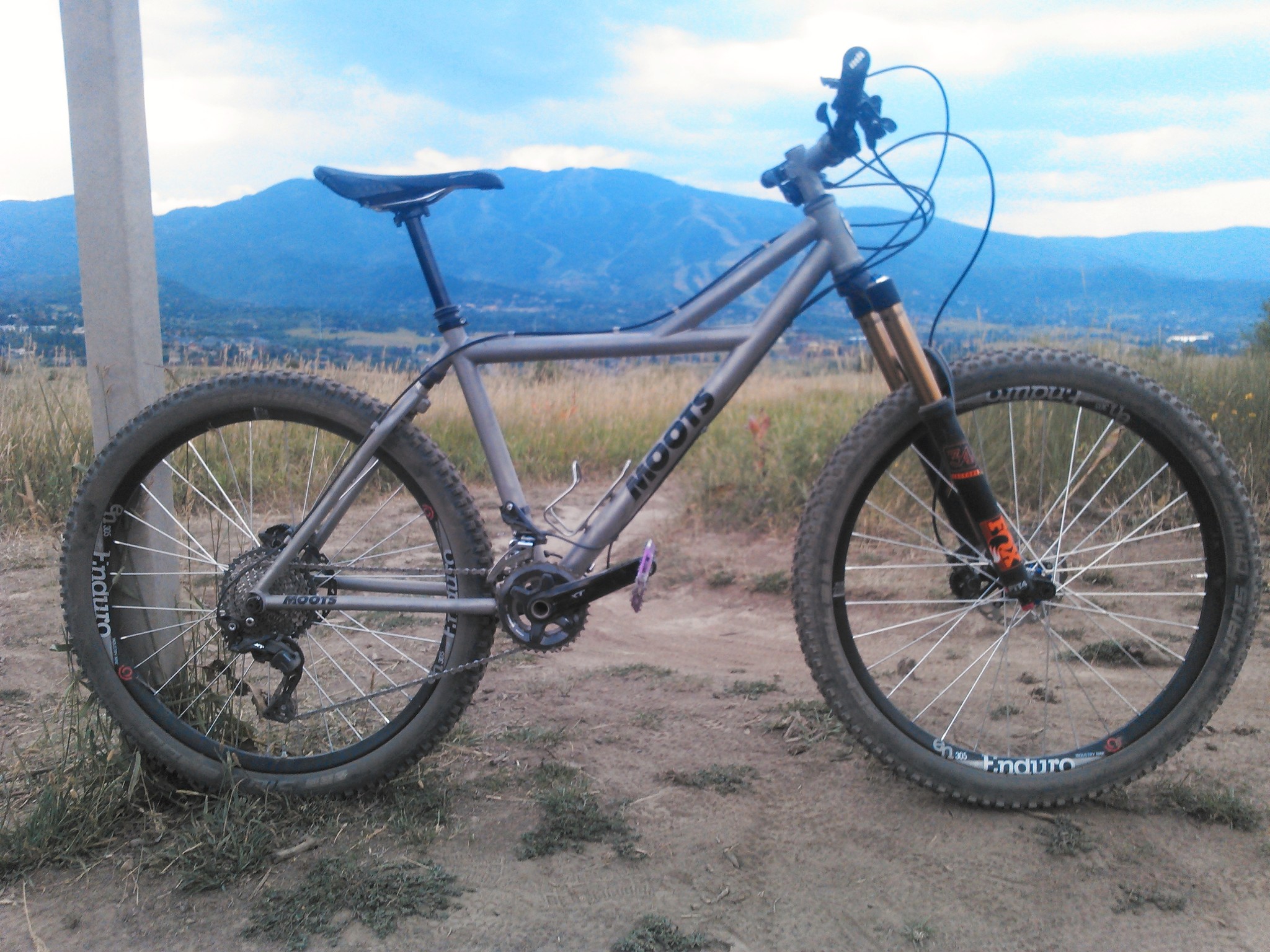 orange gravel bike