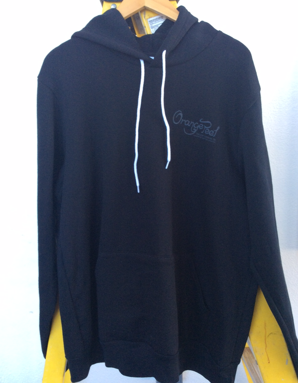 Orange Peel Custom OP Hoodie Black with Orange Tree Logo