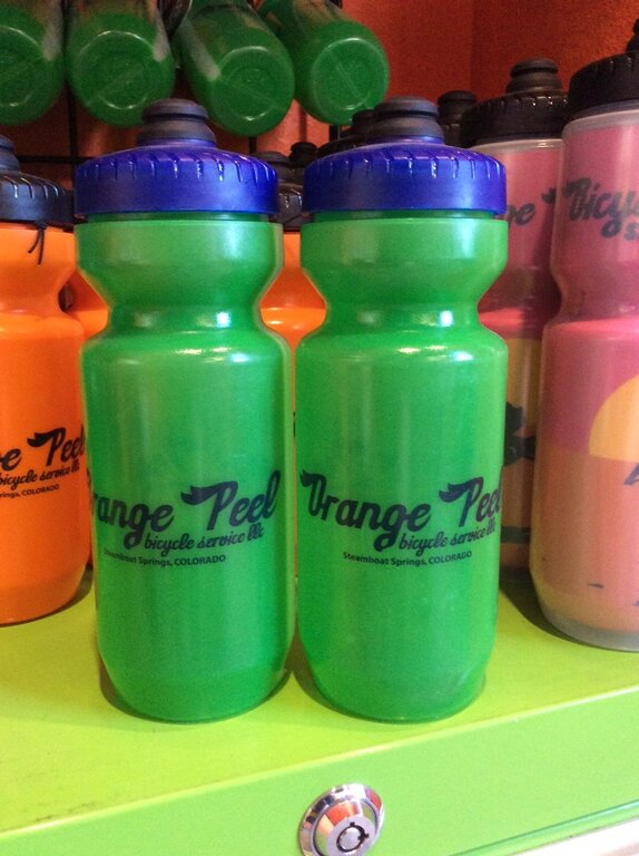 Orange Peel Custom OP Bicycle Water Bottles