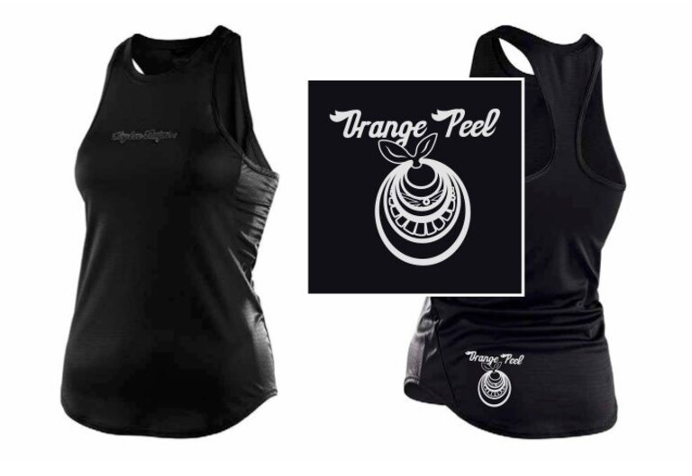 ORANGE PEEL & TLD LUXE TANK BLACK CUSTOM JERSEY