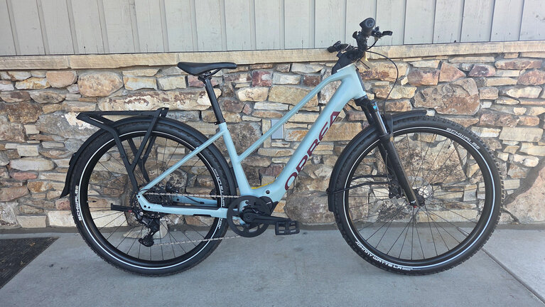 Orbea Orbea Kemen - ADV 30 - 28mph - Medium - Blue Stone and Brugundy - 2025 Bike