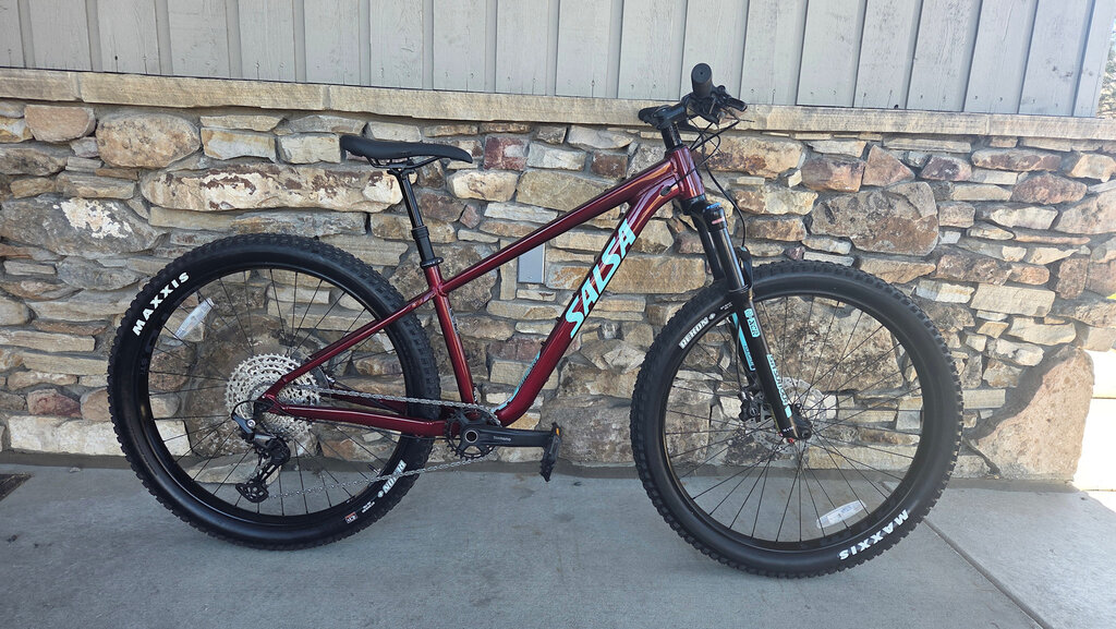 Salsa Salsa Rangefinder Small Deore 12 27.5+ Bike - 27.5" Aluminum, Dark Red