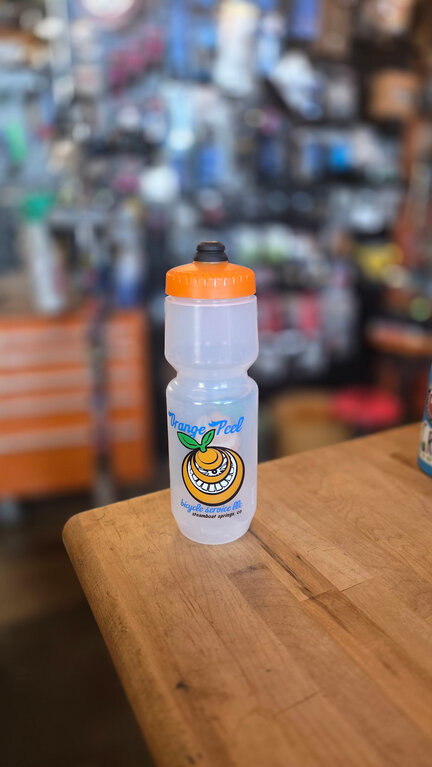 Orange Peel Custom OP Bicycle Water Bottles