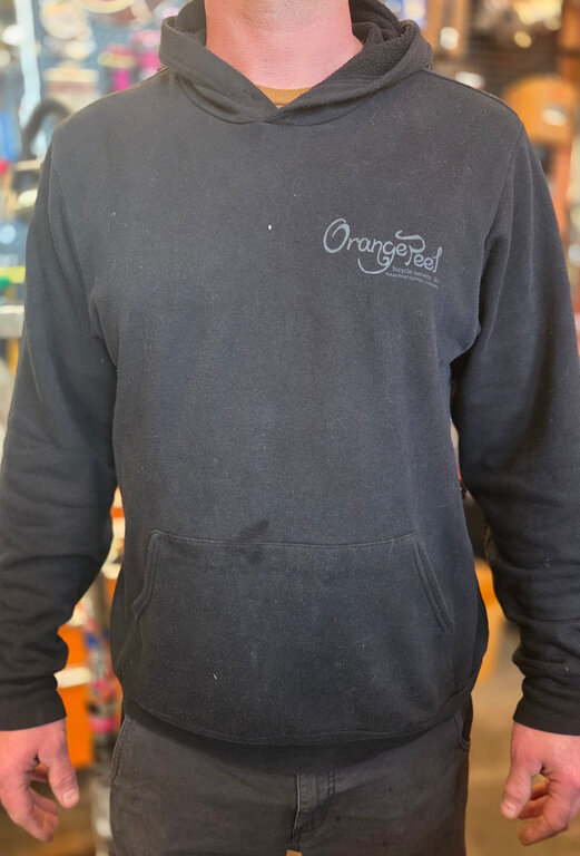 Orange Peel Custom OP Hoodie Black with Orange Tree Logo