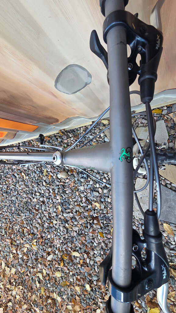 Moots Titanium 20" YBB 8 speed XTR Vintage Bike with Ti One Piece Quill Stem/Bar