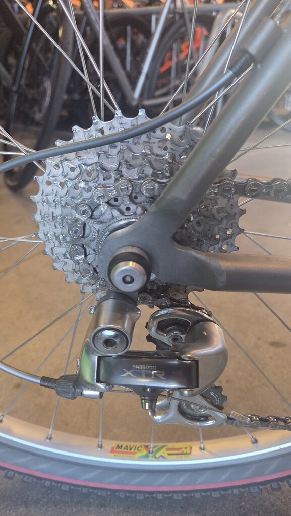 Moots Titanium 20" YBB 8 speed XTR Vintage Bike with Ti One Piece Quill Stem/Bar