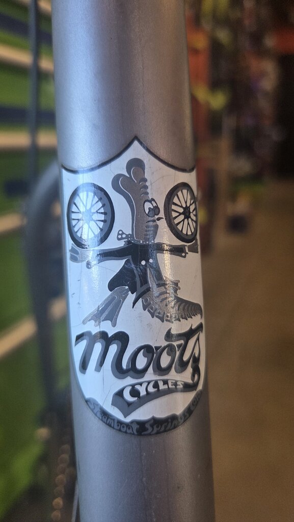 Moots Titanium 20" YBB 8 speed XTR Vintage Bike with Ti One Piece Quill Stem/Bar