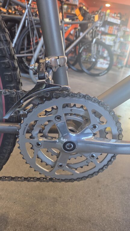 Moots Titanium 20" YBB 8 speed XTR Vintage Bike with Ti One Piece Quill Stem/Bar