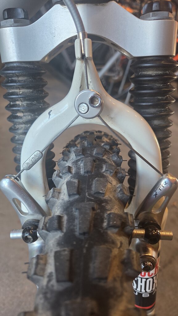 Moots Titanium 20" YBB 8 speed XTR Vintage Bike with Ti One Piece Quill Stem/Bar