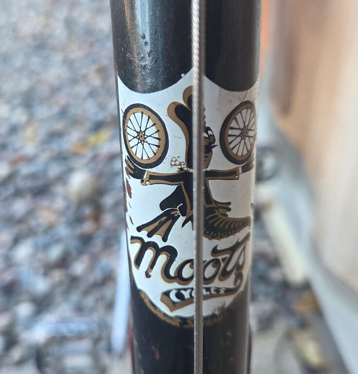 Moots Mountaineer Vintage Steel MTB Bike in Red and Black