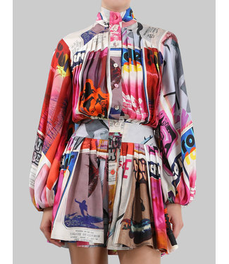 WAVELENGTH LONG SLEEVE MINI DRESS 