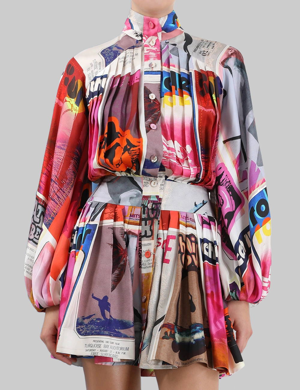 WAVELENGTH LONG SLEEVE MINI DRESS 