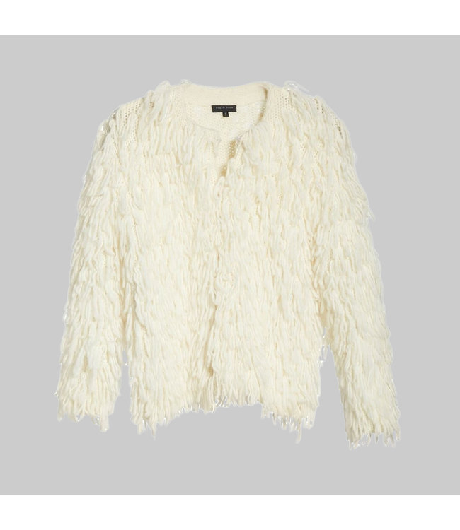 AMBER SWEATER COAT IVORY M - Planet Bardot