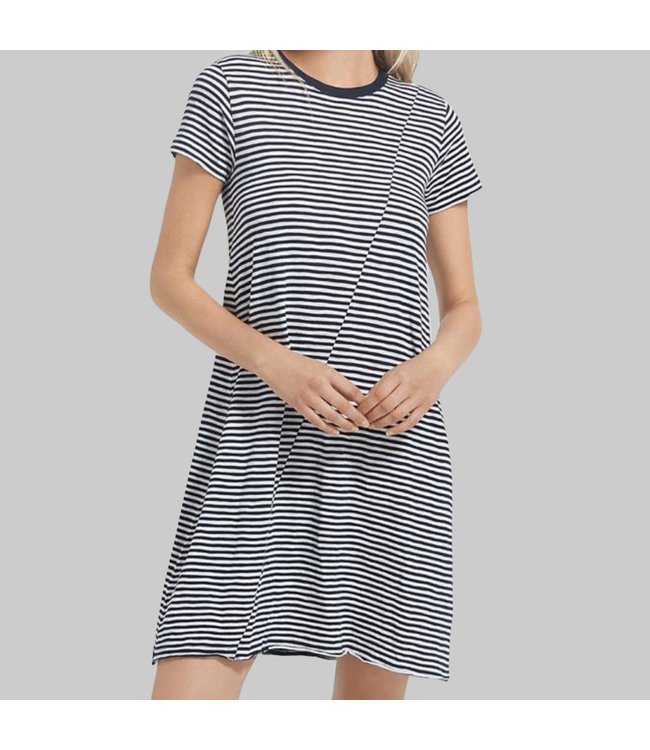 atm stripe jersey s s dress