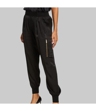 silk cargo trousers