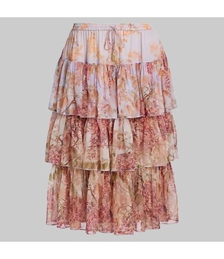 BOTANICA TIERED SKIRT - Planet Bardot