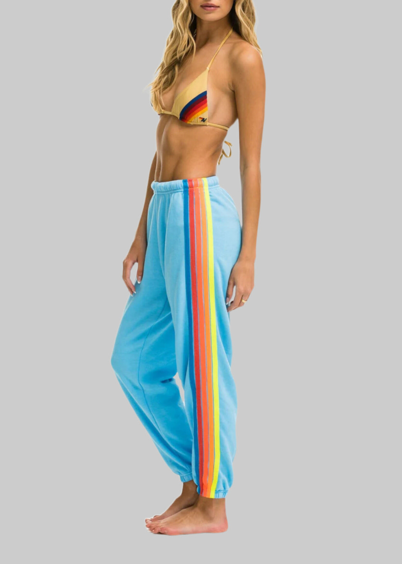 AVIATOR NATION 5 STRIPE SWEATPANT