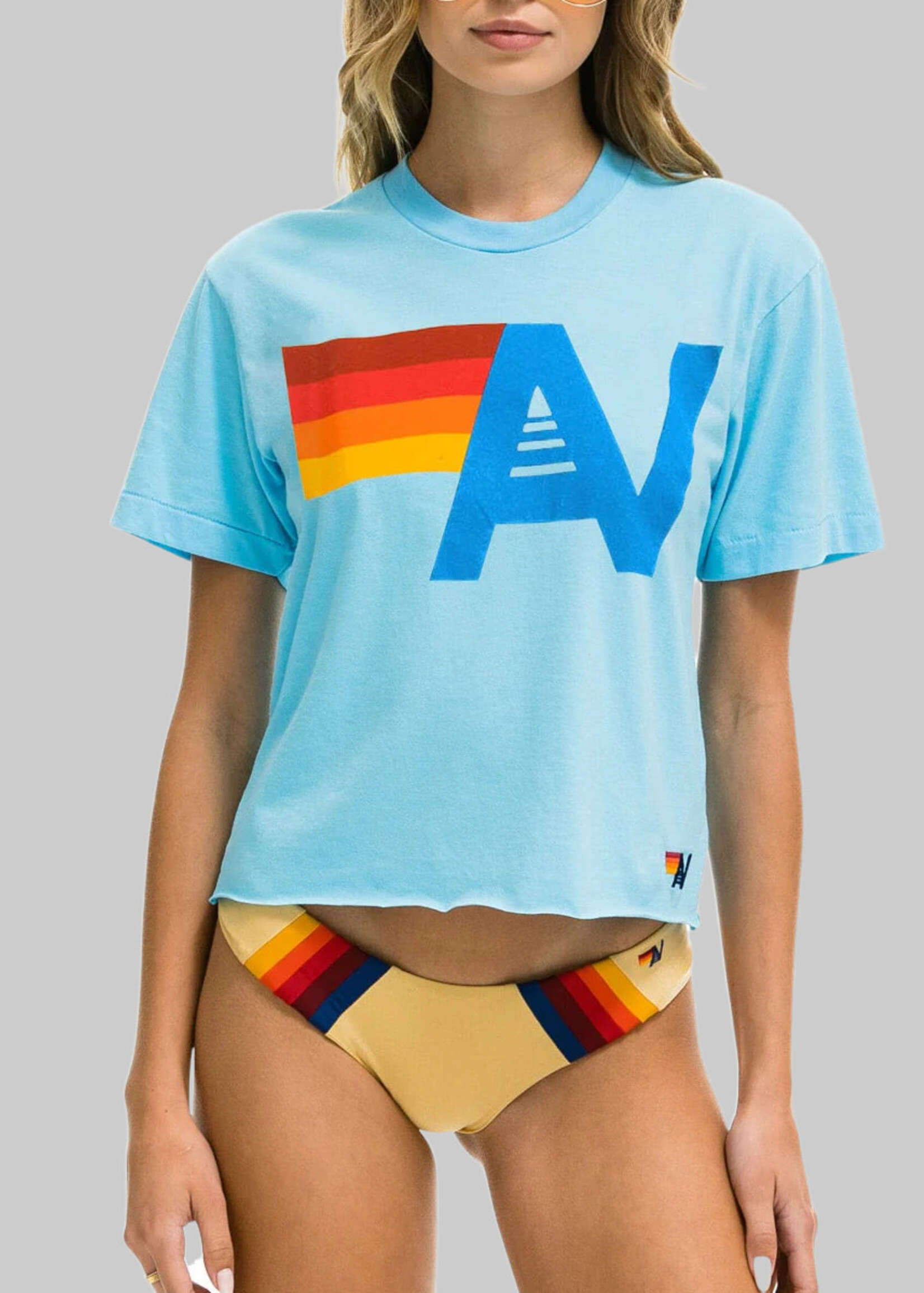 AVIATOR NATION LOGO - BOYFRIEND TEE