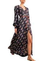 HANNAH ARTWEAR ASTER WRAP DRESS