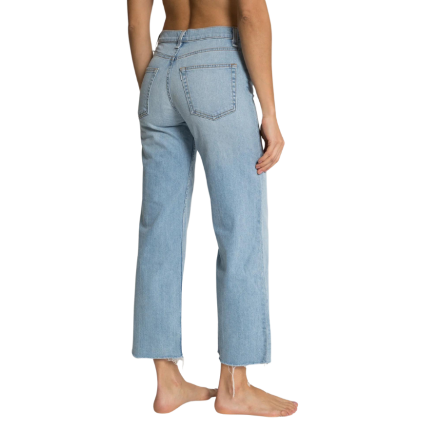 ASKKNY CROP WIDE LEG JEAN