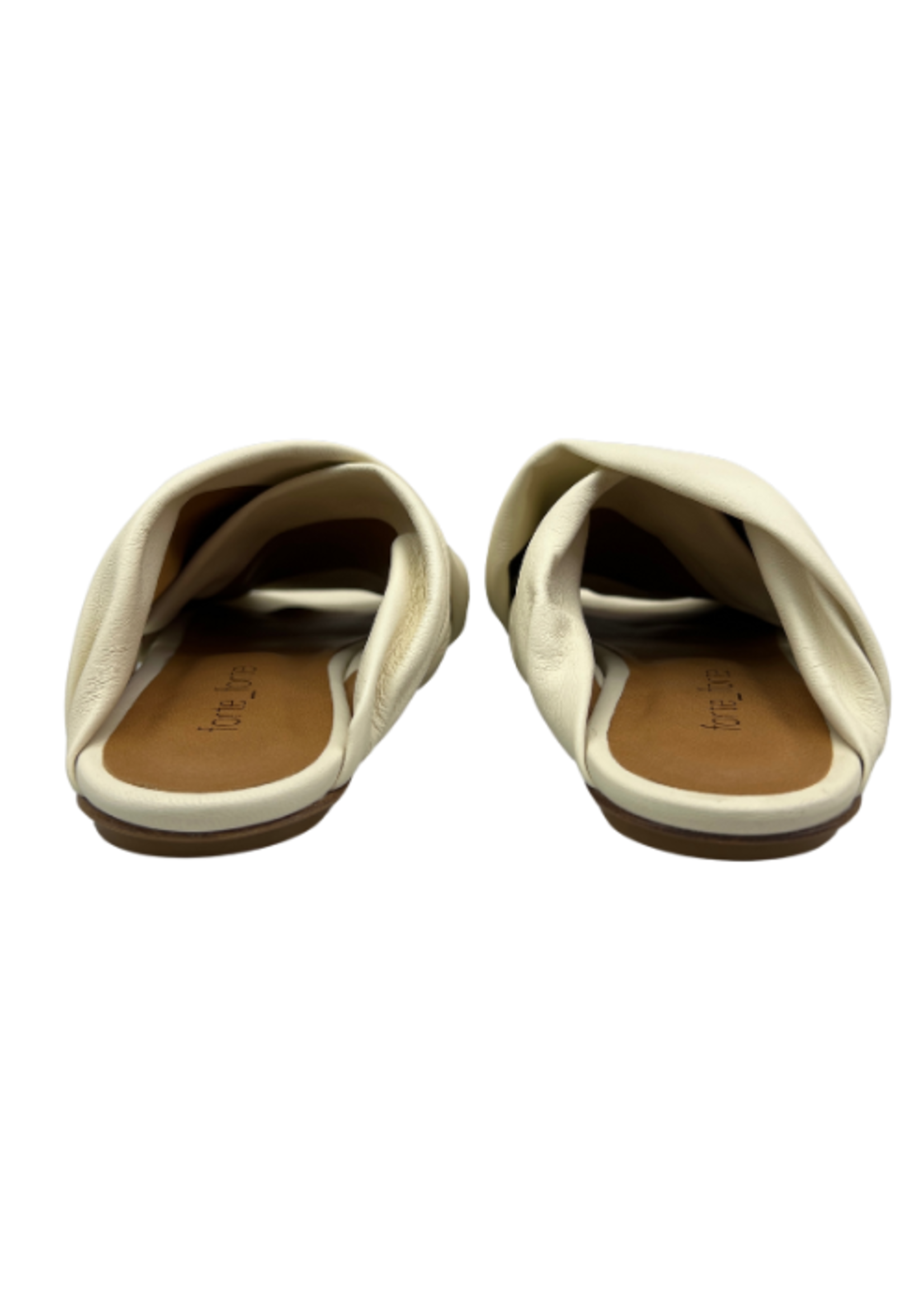 FORTE FORTE NAPPA LEATHER FLAT SANDALS