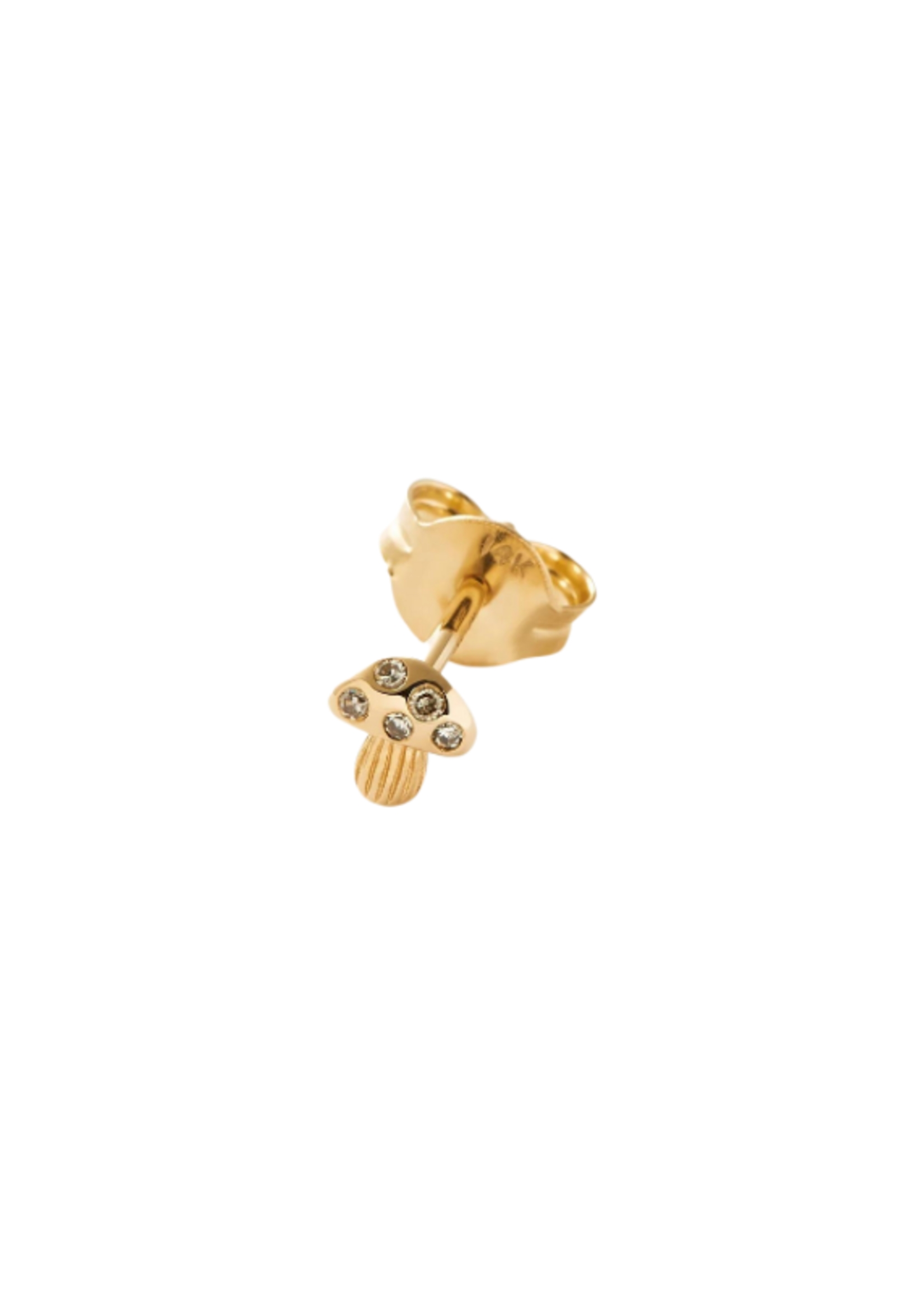 MISSOMA FINE DIAMOND MUSHROOM SINGLE STUD