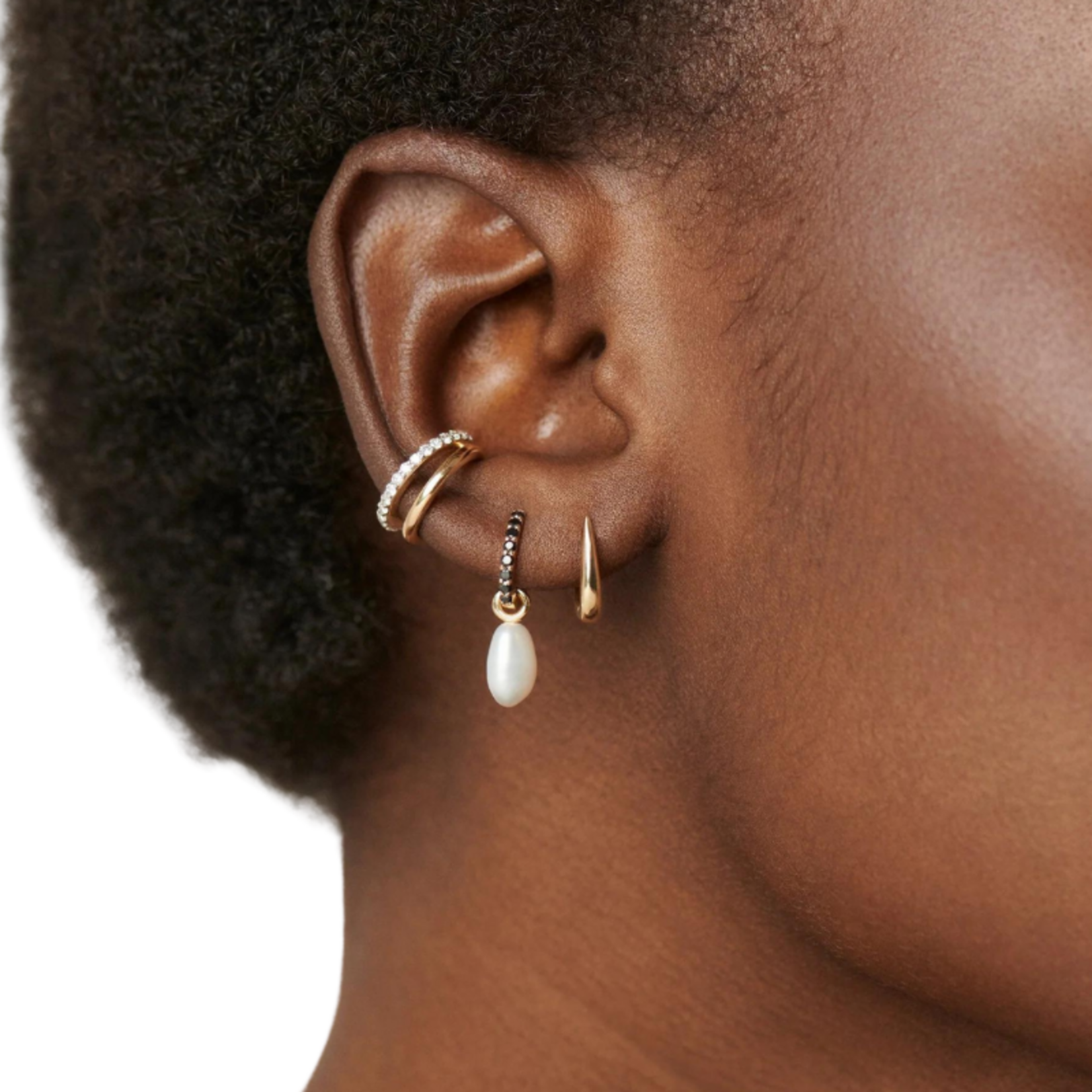 MISSOMA FINE GOLD CLAW HUGGIES