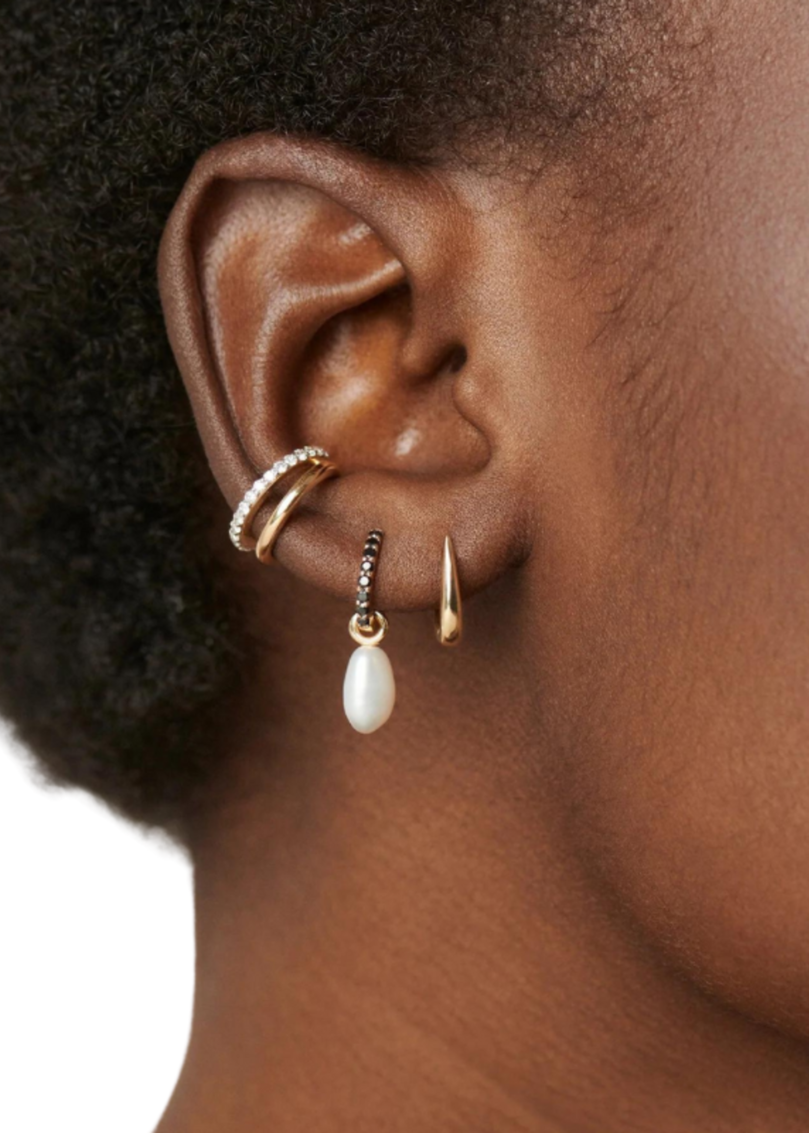 MISSOMA FINE GOLD CLAW HUGGIES
